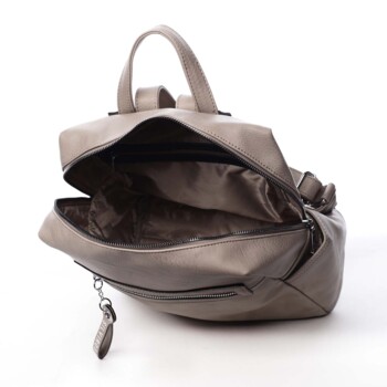 Dámský batoh tmavě béžový - Silvia Rosa Lesgo