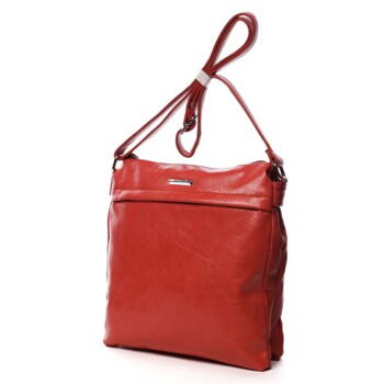 Dámská crossbody kabelky červená - Silvia Rosa Dingeka Snake