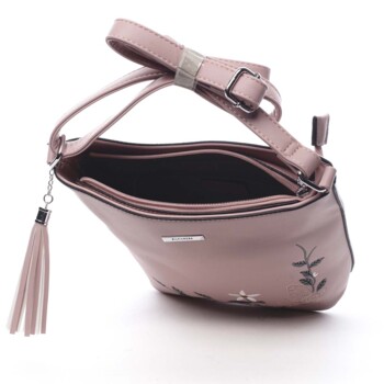 Dámská crossbody kabelka růžová - Silvia Rosa Believa