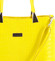 Luxusní dámská kožená kabelka žlutá - ItalY Marion