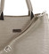 Luxusní dámská kožená kabelka taupe - ItalY Marion