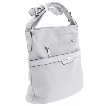 Dámská crossbody kabelka světle šedá - Romina Elmina