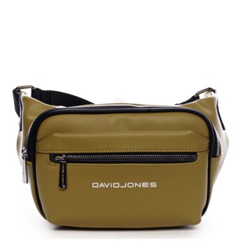 Dámská crossbody ledvinka tmavě žlutá - David Jones Stutter