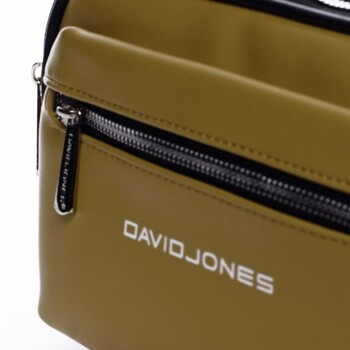 Dámská crossbody ledvinka tmavě žlutá - David Jones Stutter