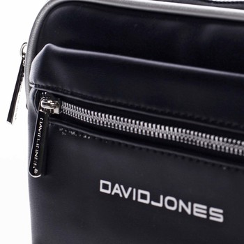 Dámská crossbody ledvinka černá - David Jones Stutter