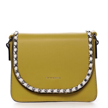 Dámská crossbody kabelka žlutá - Silvia Rosa Timqa