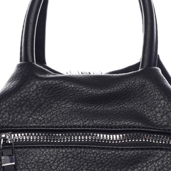 Originální dámský batoh kabelka černý - Romina Gempela