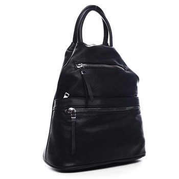 Originální dámský batoh kabelka černý - Romina Gempela