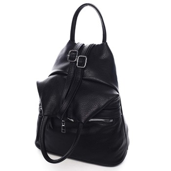 Originální dámský batoh kabelka černý - Romina Gempela