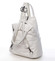 Originální dámský batoh kabelka bílý - Romina Gempela