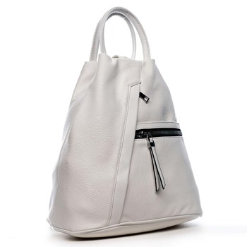 Originální dámský batoh kabelka bílý - Romina Imvelaphi
