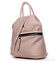 Originální dámský batoh kabelka růžový - Romina Imvelaphi
