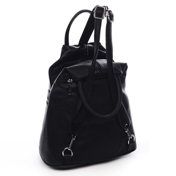 Originální dámský batoh kabelka černý - Romina Imvelaphi