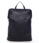 Dámský kožený batůžek kabelka černý - ItalY Houtel