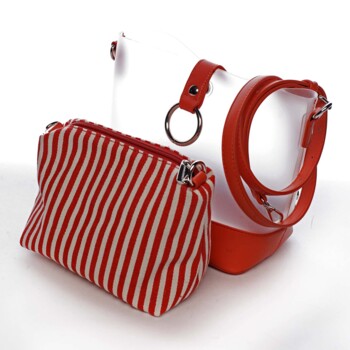 Originální dámská crossbody kabelka červená - David Jones Crazy