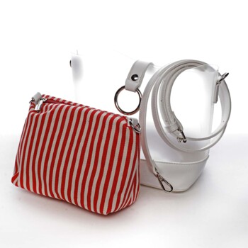 Originální dámská crossbody kabelka bílá - David Jones Crazy