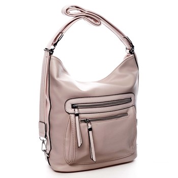 Dámská kabelka batoh růžová - Romina Jaylyn