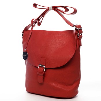 Dámská kabelka přes rameno červená - DIANA & CO Leilla