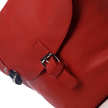 Dámská kabelka přes rameno červená - DIANA & CO Leilla
