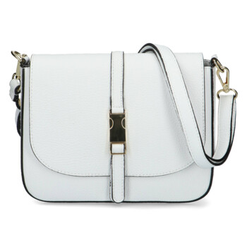 Dámská kožená crossbody kabelka bílá - ItalY Neul