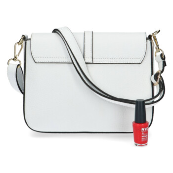 Dámská kožená crossbody kabelka bílá - ItalY Neul
