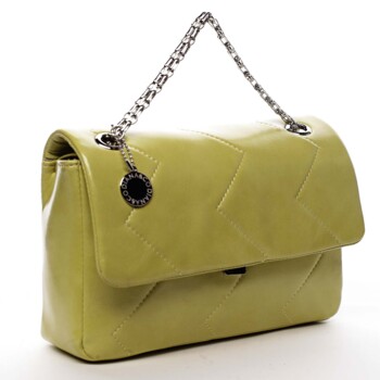 Dámská kabelka přes rameno žlutá - DIANA & CO Threethre