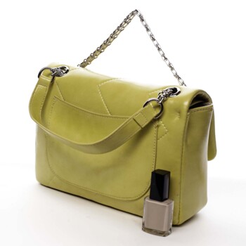 Dámská kabelka přes rameno žlutá - DIANA & CO Threethre