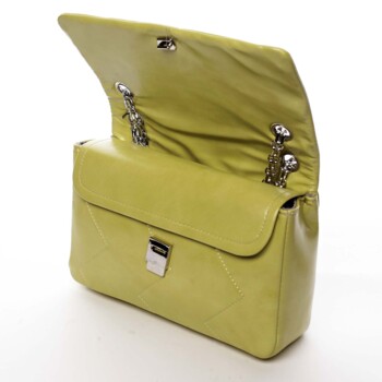 Dámská kabelka přes rameno žlutá - DIANA & CO Threethre