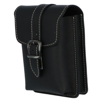 Pánská kožená kapsa na opasek černá - Kabea Hepp 2