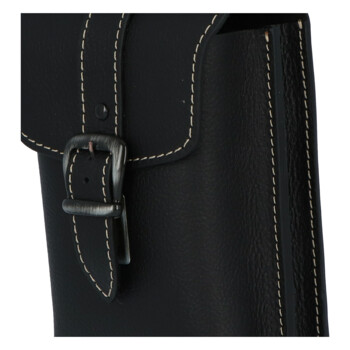 Pánská kožená kapsa na opasek černá - Kabea Hepp 2