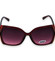 Dámské sluneční brýle tmavě červené - S6505
