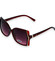 Dámské sluneční brýle tmavě červené - S6505