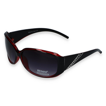 Dámské sluneční brýle tmavě červené - R252