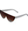 Dámské sluneční brýle hnědo bílé - S9115