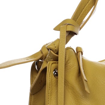 Dámská kabelka přes rameno žlutá - DIANA & CO Franczeska
