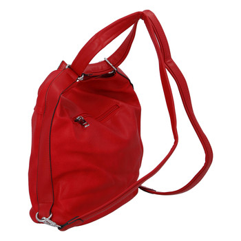 Dámská kabelka batoh červená - Romina Wamma