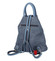 Originální dámský batoh kabelka modrý - Romina Gempela