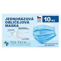 Jednorázová zdravotnická rouška české výroby 10ks