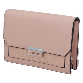 Dámská crossbody kabelka růžová - Silvia Rosa Inkany