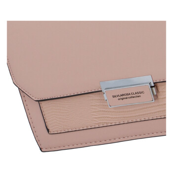 Dámská crossbody kabelka růžová - Silvia Rosa Inkany