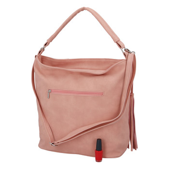 Módní dámská kabelka růžová - Carine Baylee