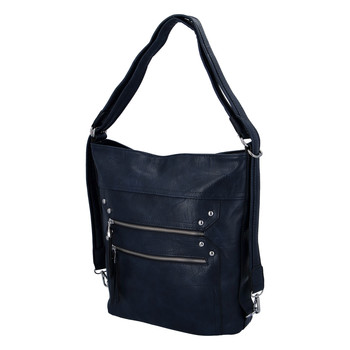 Dámská kabelka batoh tmavě modrá - Romina Alfa