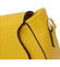 Dámská kožená crossbody kabelka žlutá - ItalY Blauke