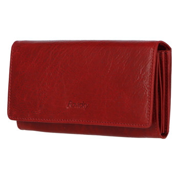 Dámská kožená peněženka červená - Rovicky N195